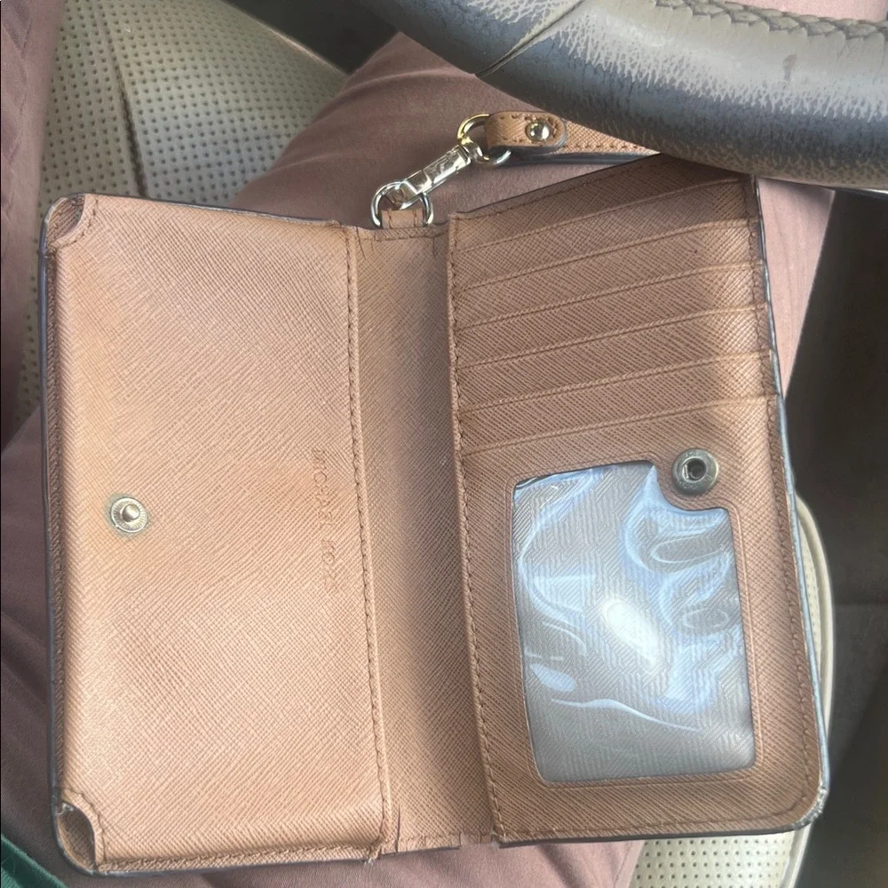 Michael Kors Light Brown Wristlet - Picture 2 of 2